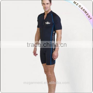 Short sleeve UV mens swimwear one piece