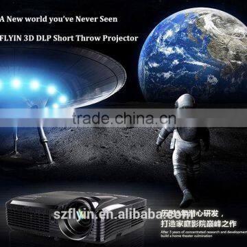 1080P 4500 Lumens HD Projector USB,VGA HDMI School Projector Portable 3D Projector