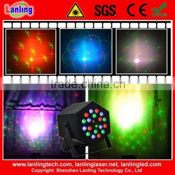 Indoor LED Par+RG Gobos Twinkling Laser Disco Lighting