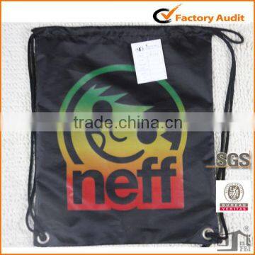 Waterproof 100% Polyester Drawstring Bag