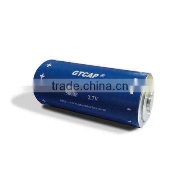 Large capacity super capacitor 2.7V 5000F