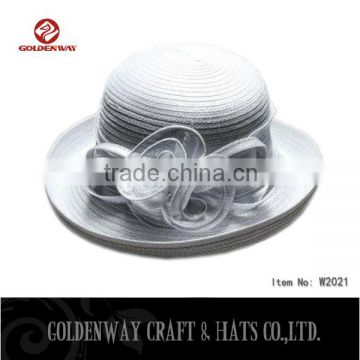 women's wholesale colorful bucket hat with flower