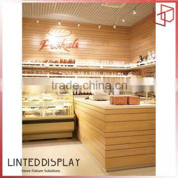 MDF Material 2016 Newly Design Bread Display Stand For Bakery Design photo-2