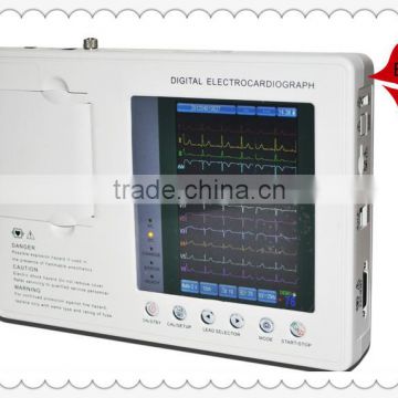 Big display 3 channel Electrocardiograph electrocardiogram EKG 903A3 ECG Machine manufacturer