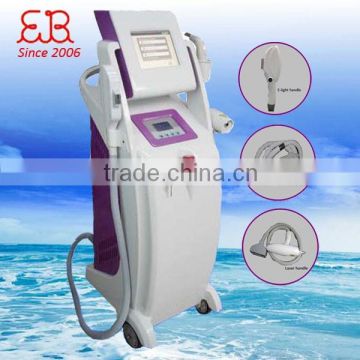 Professional Two Screens Multifunctional E-light IPL+RF+Laser Machine Speckle Removal