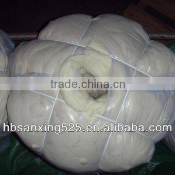 HOT!!!good Quality Merino Wool Top With Shrink-resistant/superwash Treatment 22.5MIC, 80MM, Natural White Color. photo-4