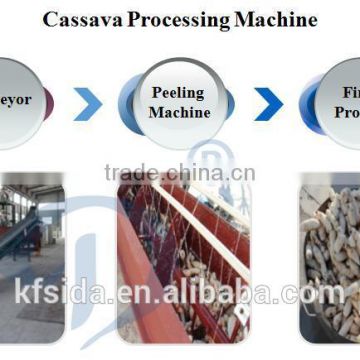 Cassava/tapioca/yam flour processing machine production line