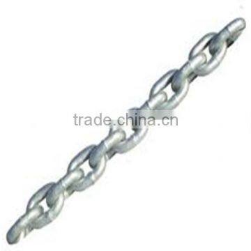 Marine studless link anchor chain