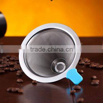 Coffee Pour Over Cone Dripper/Stainless Steel Coffee Filter and Maker photo-6