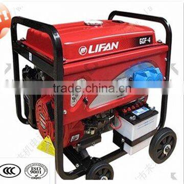 2016 Hot sale Diesel generator 6kva portable battery operated gasoline generator in india price