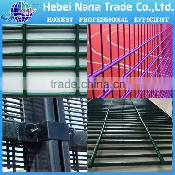 High Density 358 Anti Climb Prison Fence With Square Post