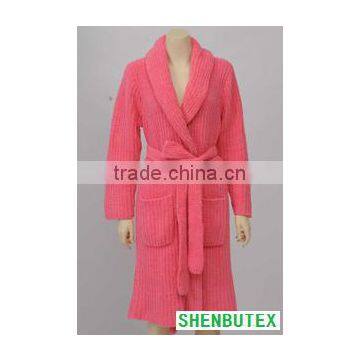 cotton chenille bathrobe