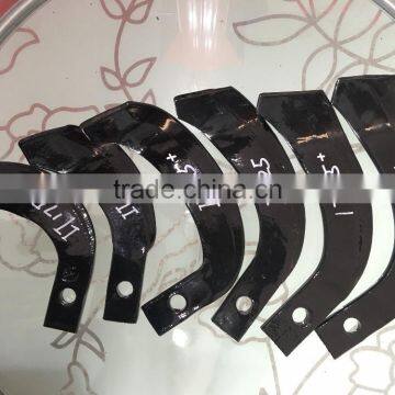 Rotary tiller blade tiller blade