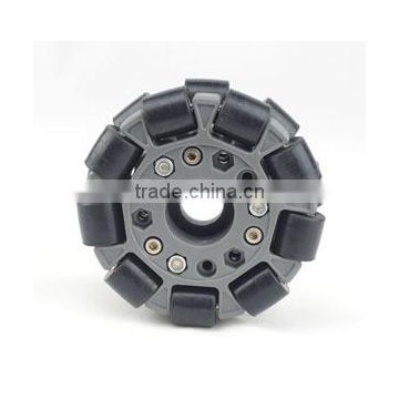 100mm Double Plastic assemble robot Omni Wheel w/Bearing Rollers 14041