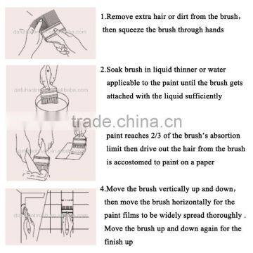 Wholesale Wall Bristle Paint Brush With Wooden Handle photo-5