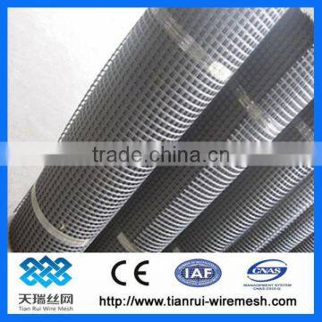 fiberglass geogrid mesh, Warp knitted bitumen coated fiberglass geogrid