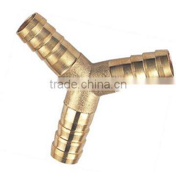 Brass Y Equal Hose Fitting/Brass hose barb Fitting