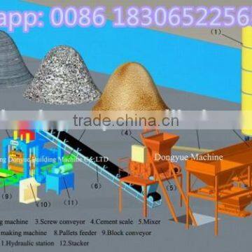 Automatic Block Making Machine QT10-15 Concrete Interlocking Paver Machine photo-4