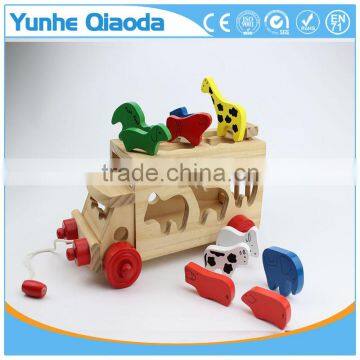 Animal Shape Sorter Truck - Pull Along To-animal in Many Shape Blocks photo-4