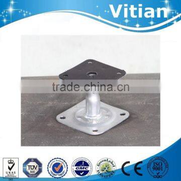 Indoor Data Center Raised Access Floor Steel Adjustable Pedestals