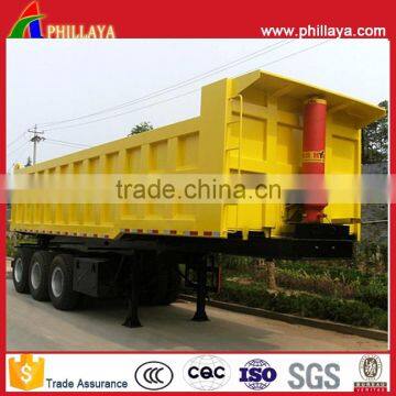 2017 Hot Sales 3 Axles Heavy Duty Transport Stone Dump Truck Semi Trailer photo-2