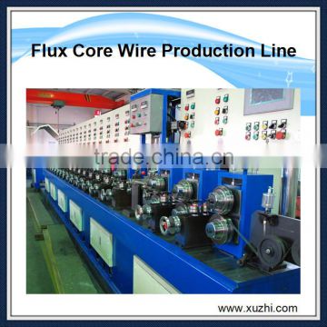 Manufacturer low carbon steel wire drawing machine flux core welding wire production line