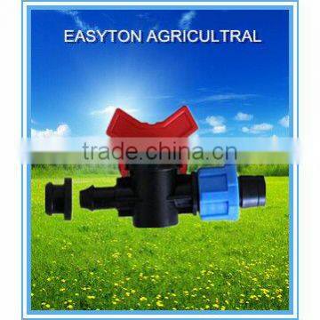 Off take Tape Valve with T Grommet ;irrigation drip tape fitting