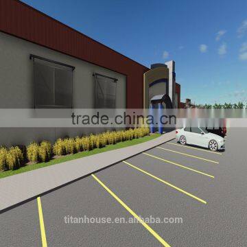 Low Cost Galvanized Steel Frame Kit Market Building Design photo-5