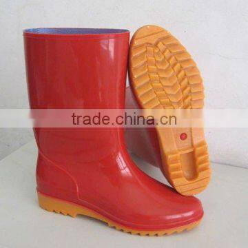 pvc rain boot women