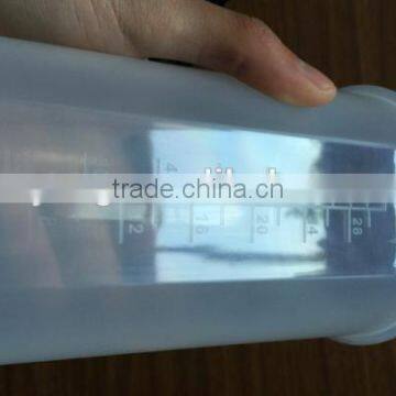 1000ml/34oz Plastic Protein Shaker Bottle With Netting and Compartment photo-6