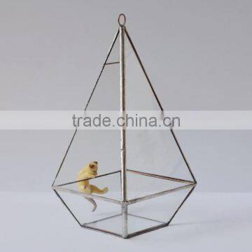 Indoor Decor Hanging Glass Terrarium Micro Landscape Plant Glass Greenhouse photo-2