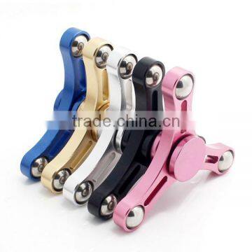 Hot Selling Metal Fidget Spinner and High Speed Metal Wind Hand Spinner Anti Stress Tri Hand Spinner photo-2