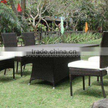 7pcs PE Rattan Dining Table Set/ PE wicker dining set/ Outdoor furniture