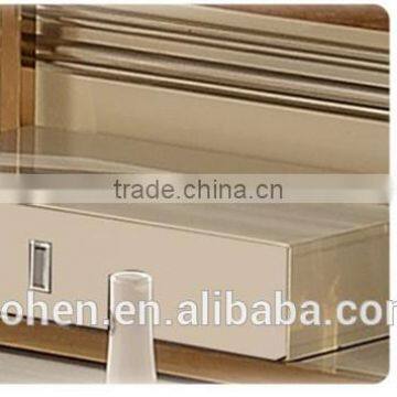 Factory Price Stainless Steel High Gloss tv Stand Marble Top for Living Room Furniture E818G photo-3