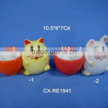 easter ceramic egg holders and egg cup