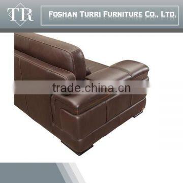 Luxury Italian Leather American Design Reclining Sectional Sofa photo-5