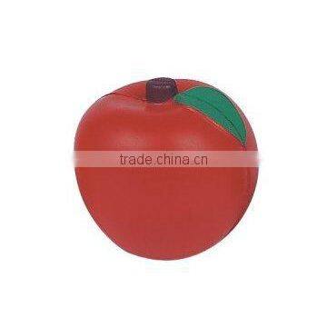 PU apple foam stress reliever/apple shaped anti stress/squeeze toy