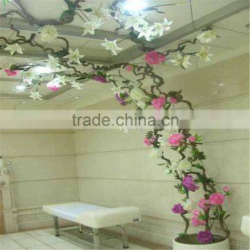 SJ201710011 China Manufacturer High Simulation Large Outdoor Artificial Silk Cherry Blossom Tree photo-2