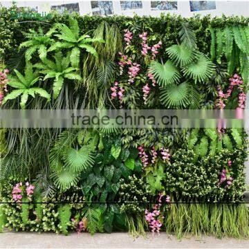 Fake Foliage Plant Wall Hanging Silk Vertical Green Plant Wall photo-4