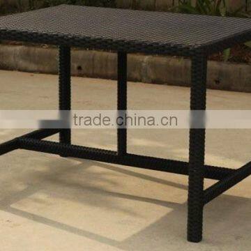 Aluminum Frame Rattan Table and Chair Dining Set for Garden photo-6