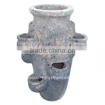 sandblast pot, sandblast planter