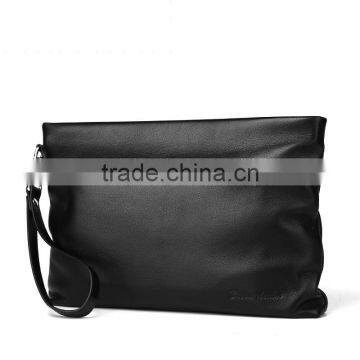 Hot Sell Designer Design Fashion Vintage Cowhide Leather Functional Wristlet Cell phone Wallet Clutch Bag