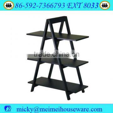 Antique Wooden Corner Triangle Bookcase Ladder Bookcase photo-2