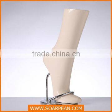 Fiberglass Fashionable Store Display Foot Mannequin