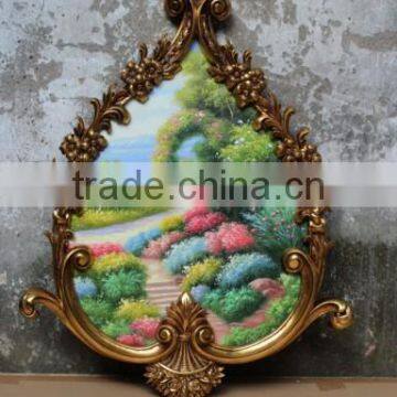 Old Factory Style Antique Gold Fancy Picture Frames photo-4