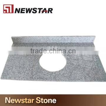 Newstar Big White Flower China Best Price Granite Colors Bathroom Vanity Top