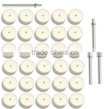 100% Hard Wool Felt Polishing Wheels for Stainless Steel Glass Marble photo-6