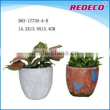 Wholesale concrete decorative small flower pot