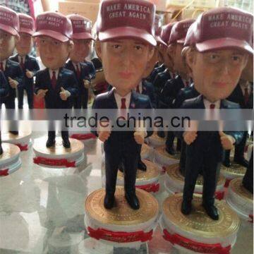 Custom Made Cheap Funny Donald Trump Bobble Head Doll photo-3
