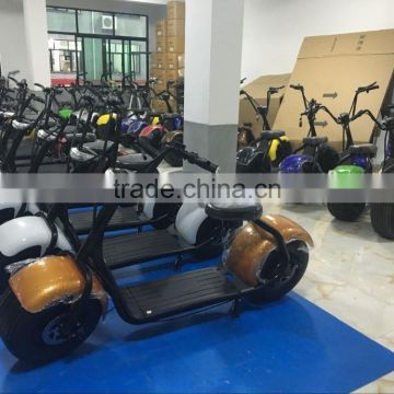 2016 top sale electrical city balance scooter electric citycoco seev harley style 1000W with seat for youngmen